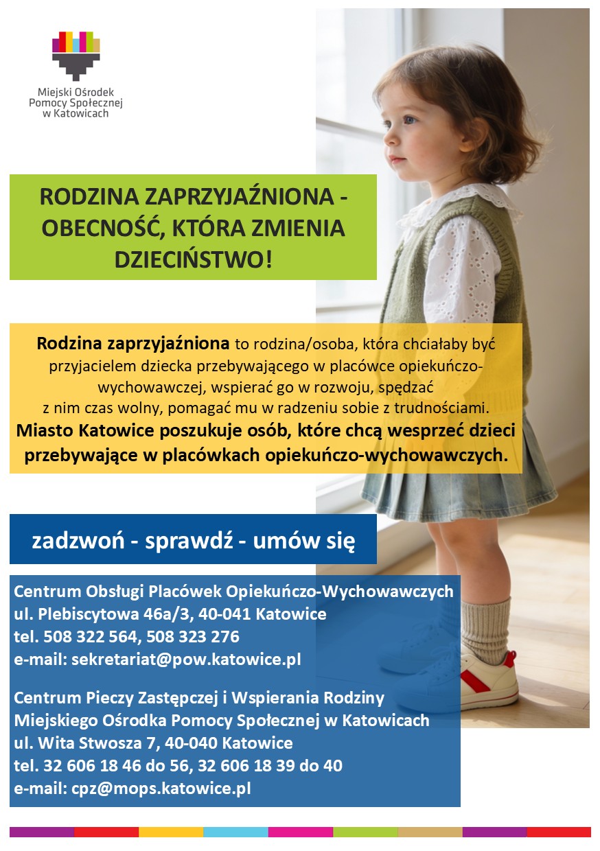 Ulotka informująca o poszukiwaniu rodzin zaprzyjaźnionych Ulotka informująca o poszukiwaniu rodzin zaprzyjaźnionych